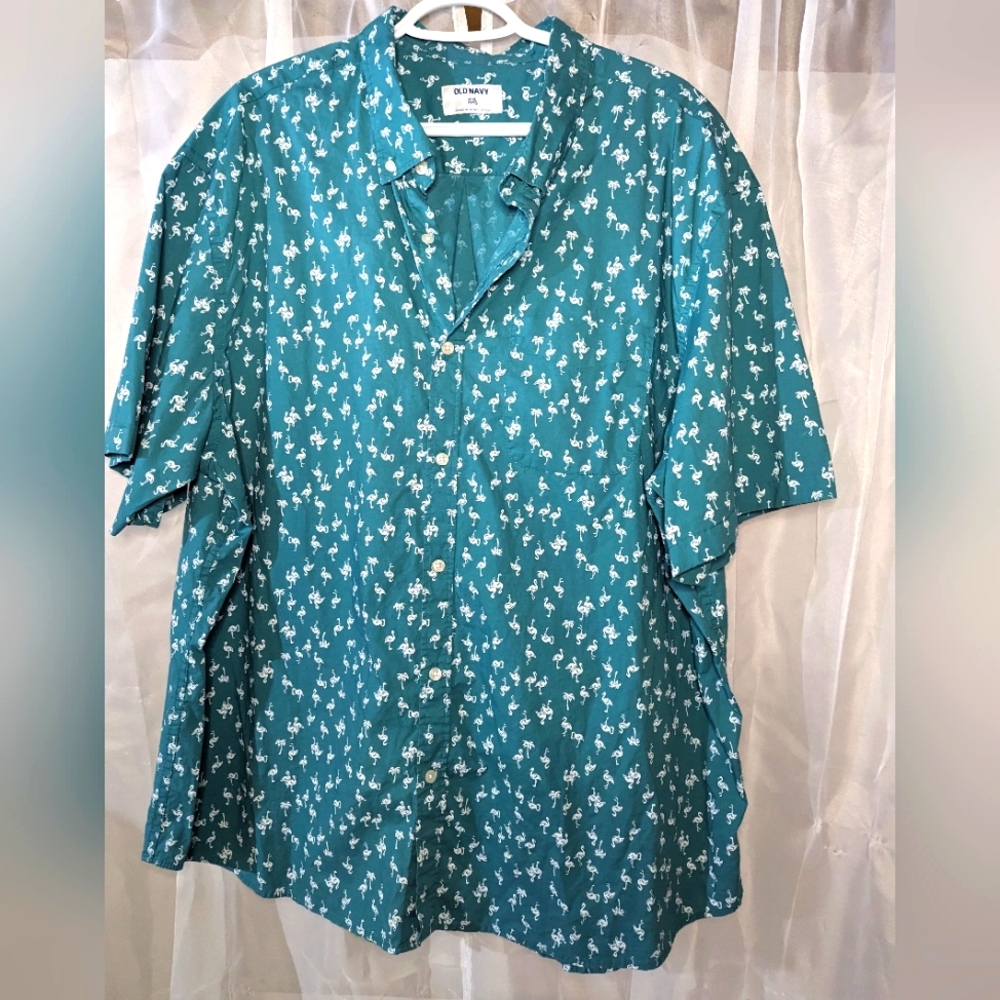 Men's XXL tropical style shirt